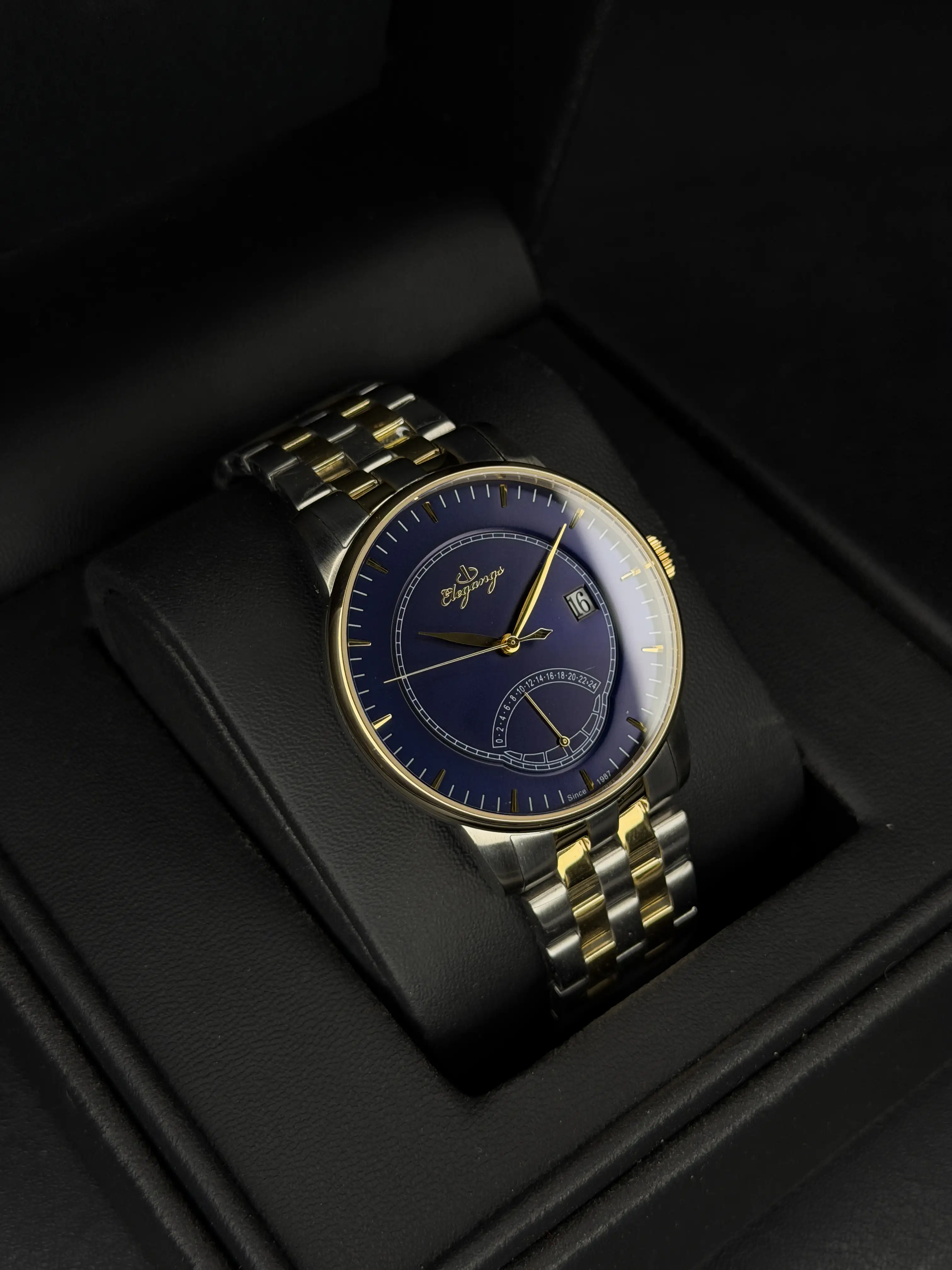 ساعت مچی مردانه کلاسیک کوارتز الگنگسELEGANGS SM8044